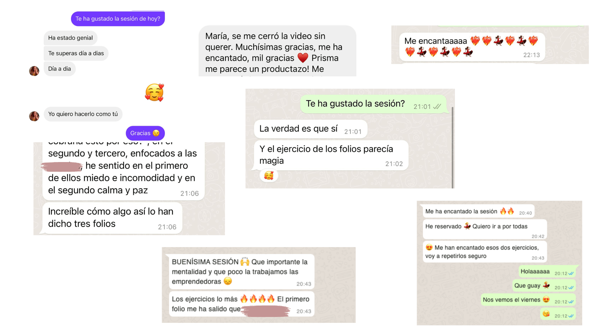 17 personas en la sesion